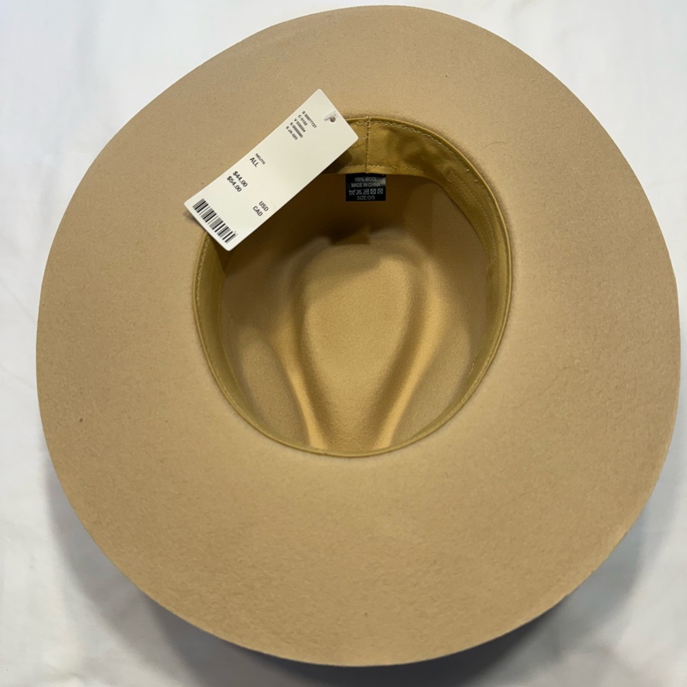 Tan Wool Top Hat - Picture 9 of 10